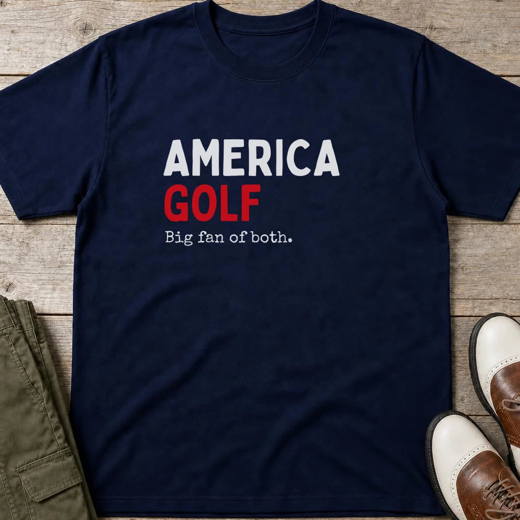 Big Fan Of T-Shirt in lying on a plain floor. T-shirt is a unisex cut and 100 per cent cotton.