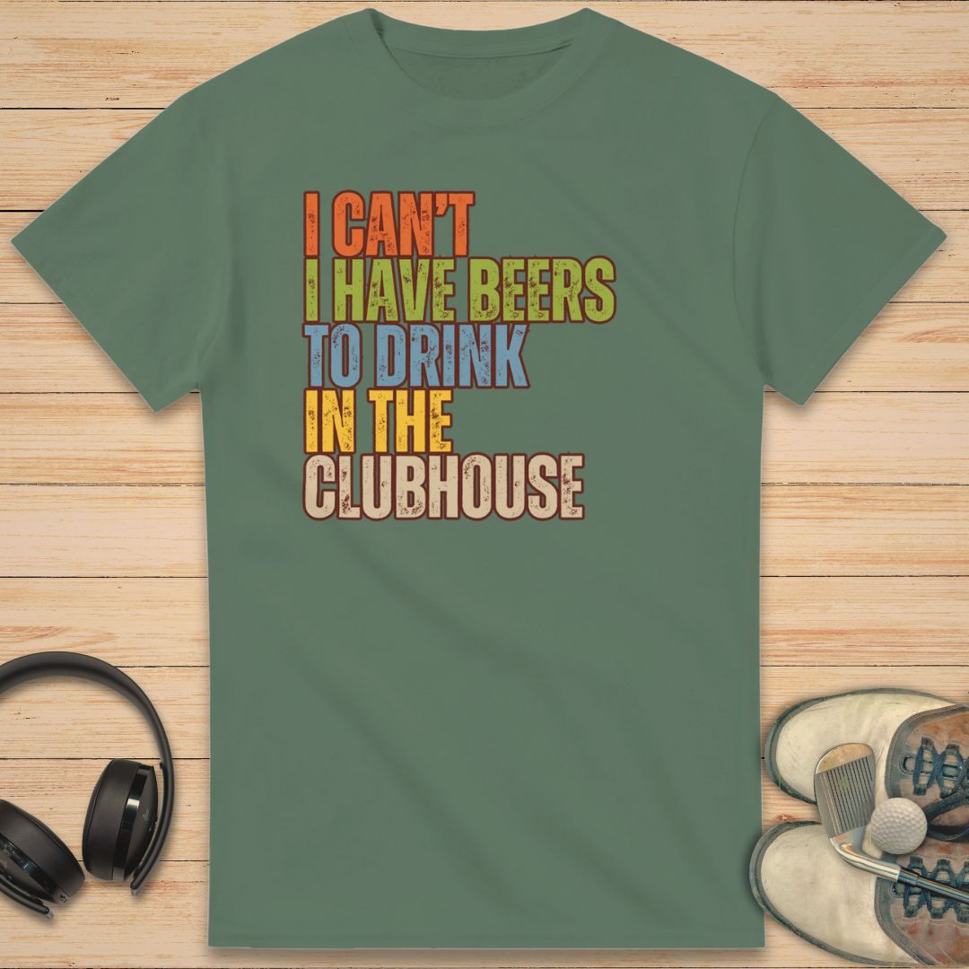 Beers to Drink T-Shirt Military Green