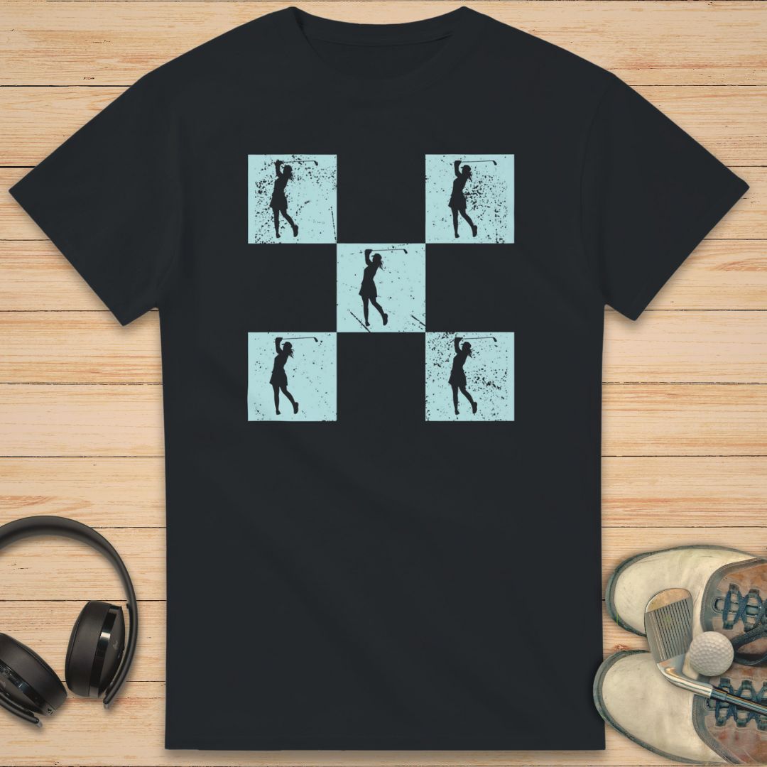 Golfer 3x3 T-Shirt Black