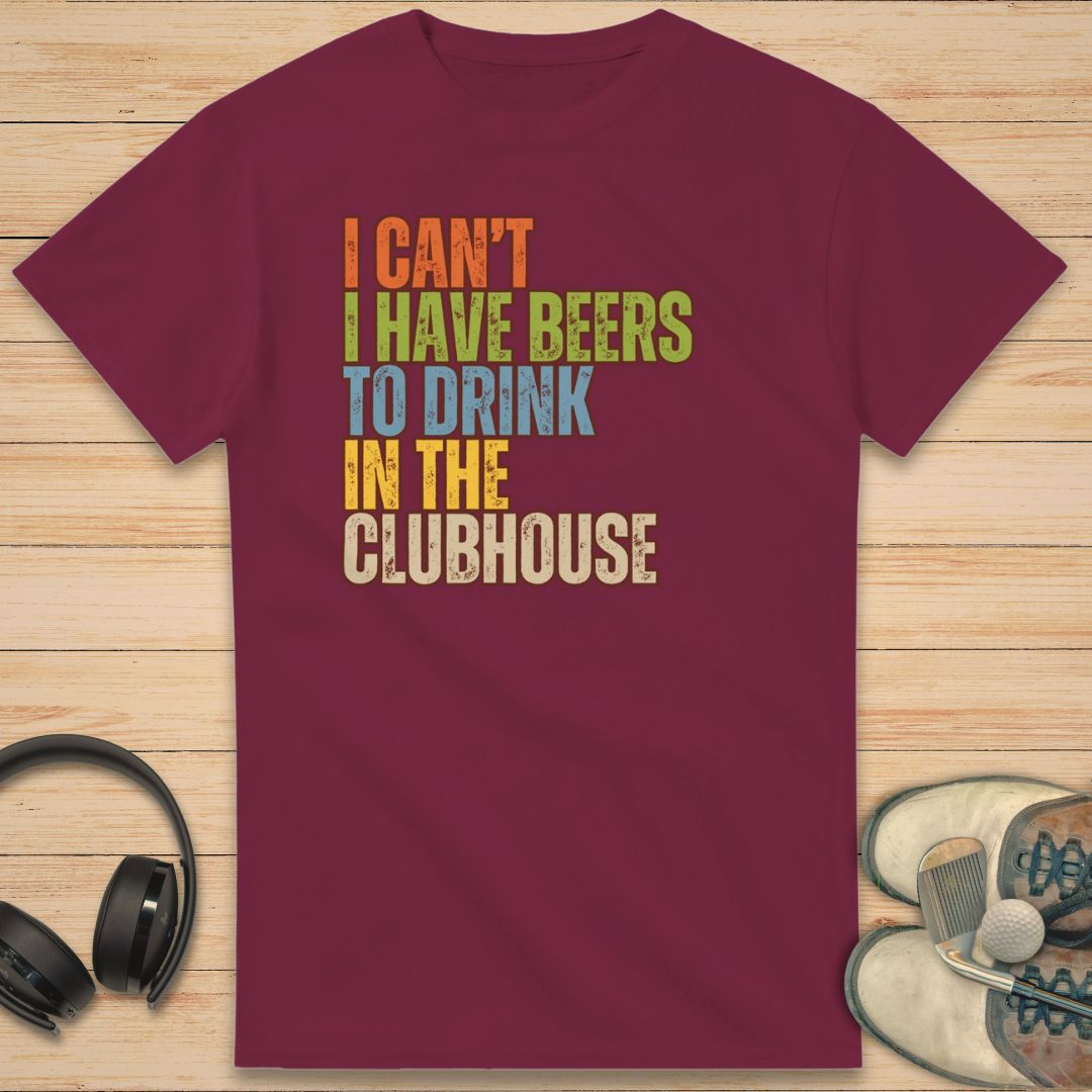 Beers to Drink T-Shirt Maroon