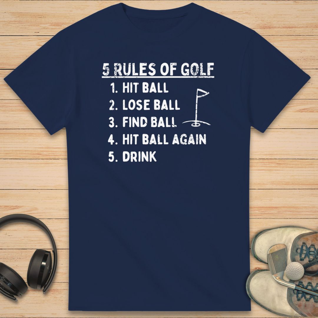 5 Rules T-Shirt Navy