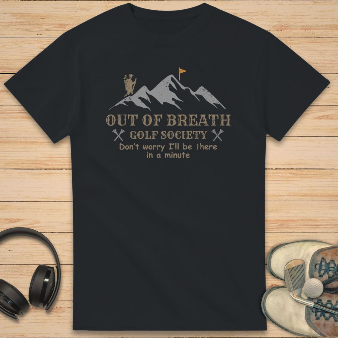 Out Of Breath T-Shirt Black