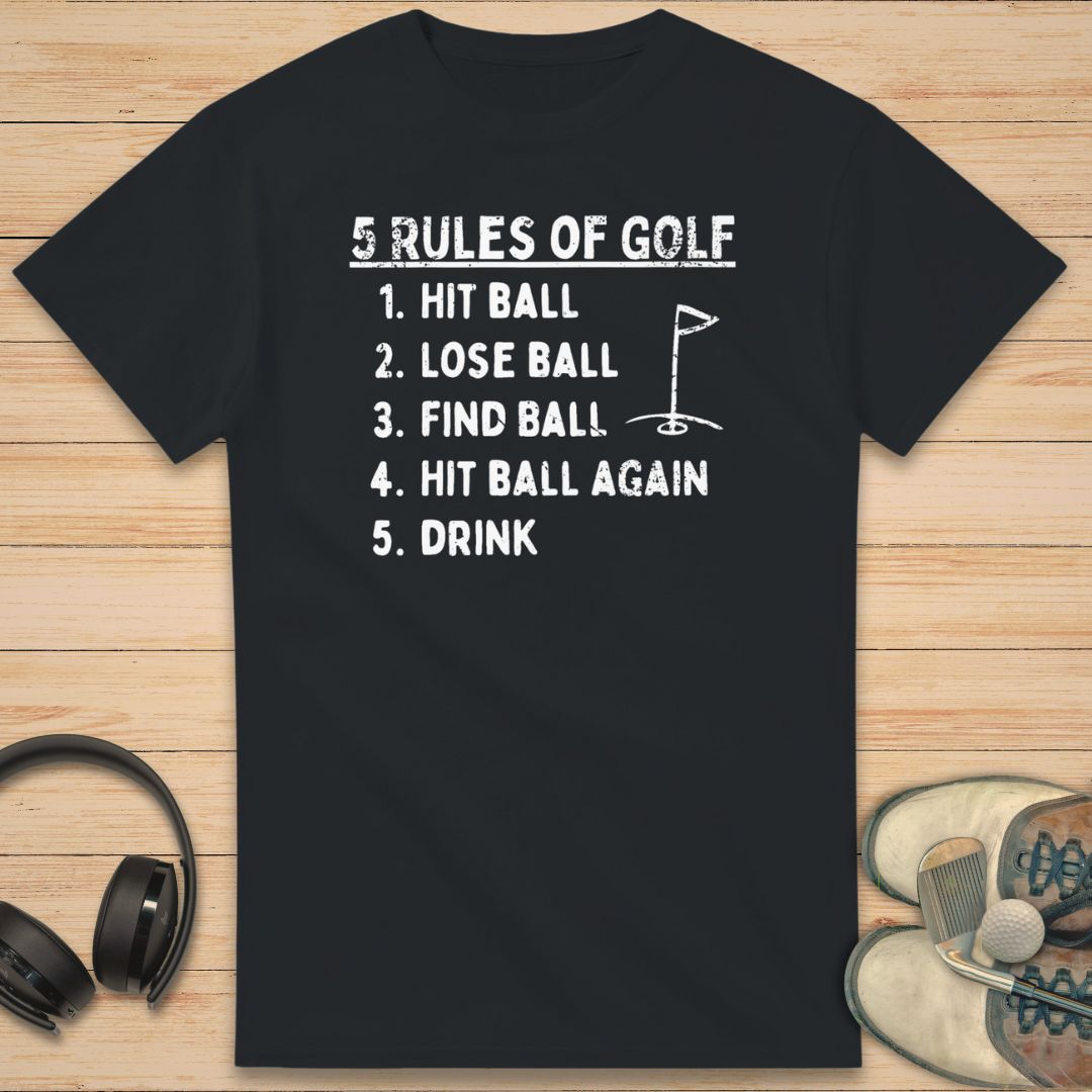 5 Rules T-Shirt Black