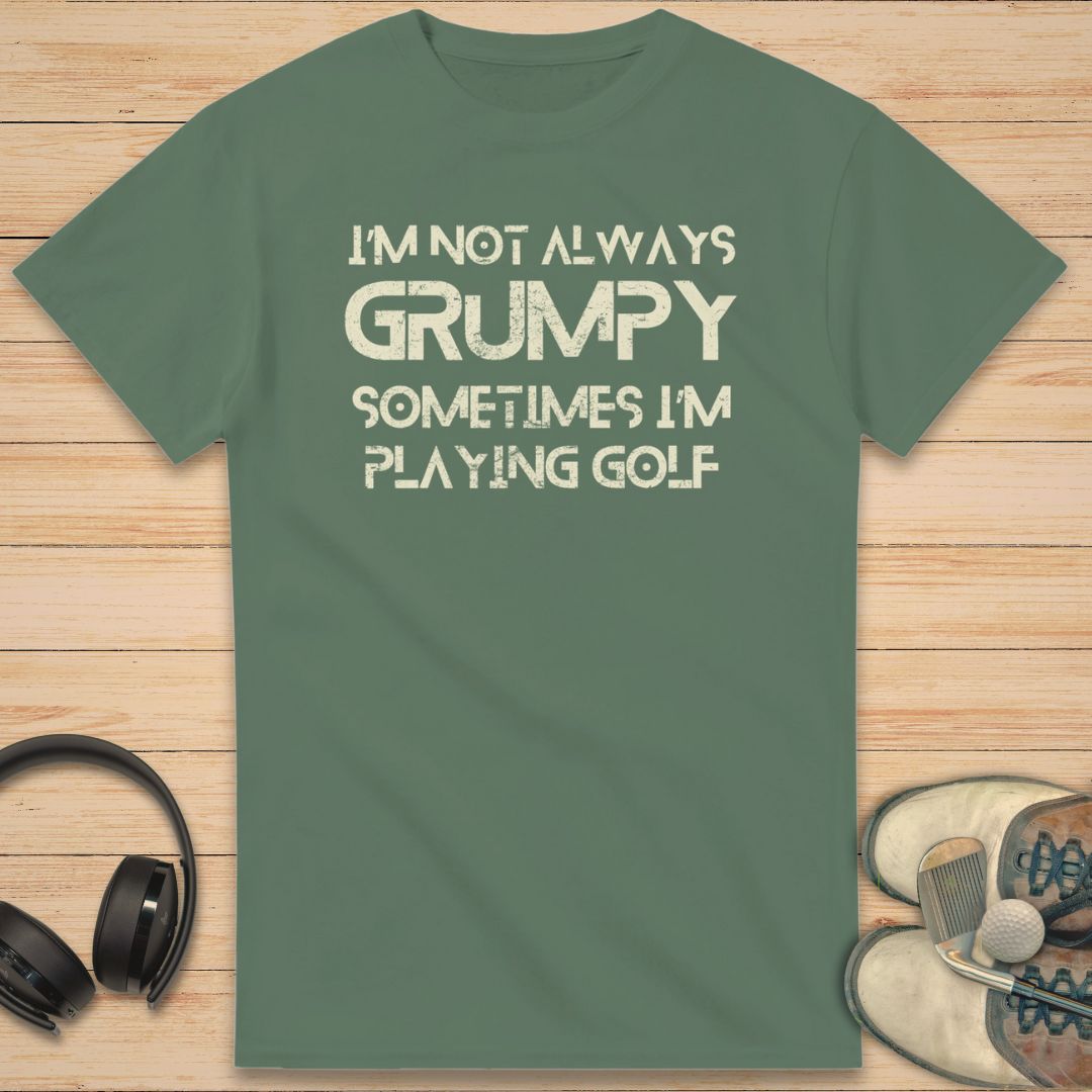 Grumpy Golf T-Shirt Military Green