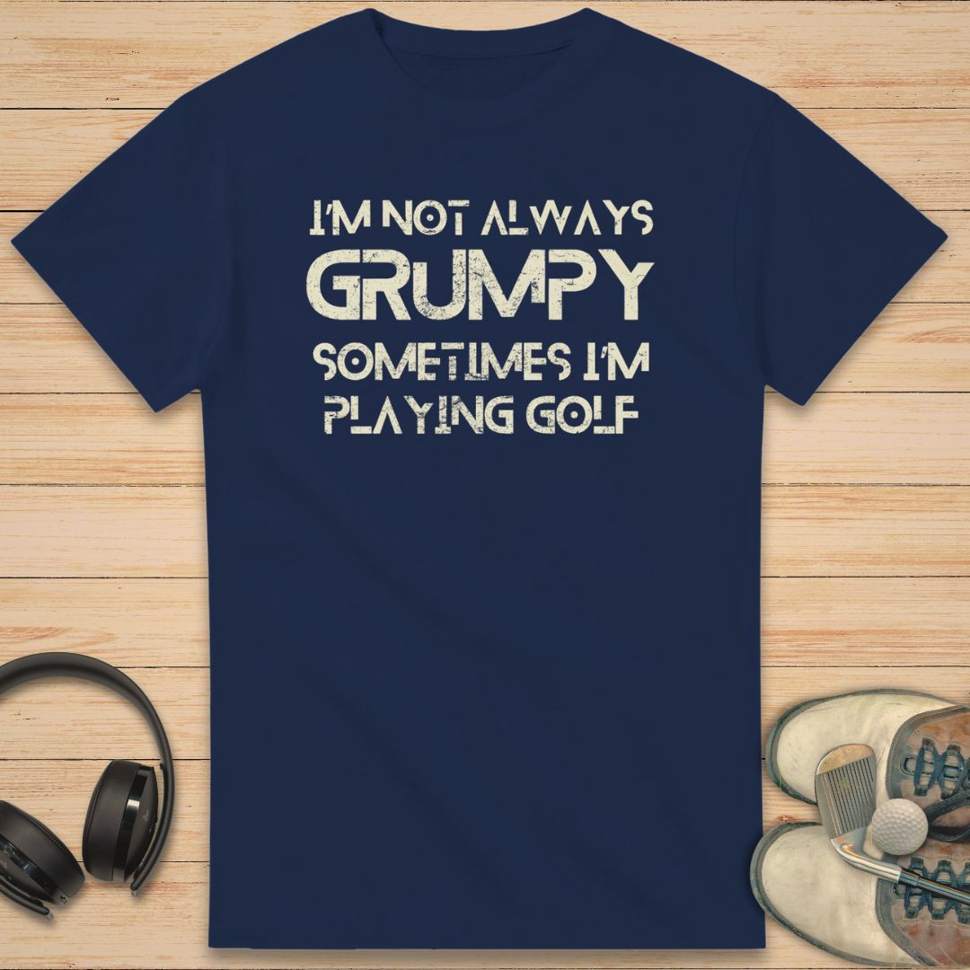 Grumpy Golf T-Shirt Navy