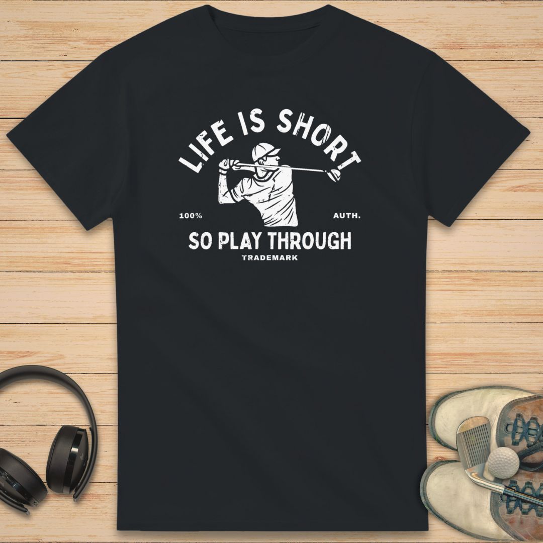 Play Through T-Shirt Black