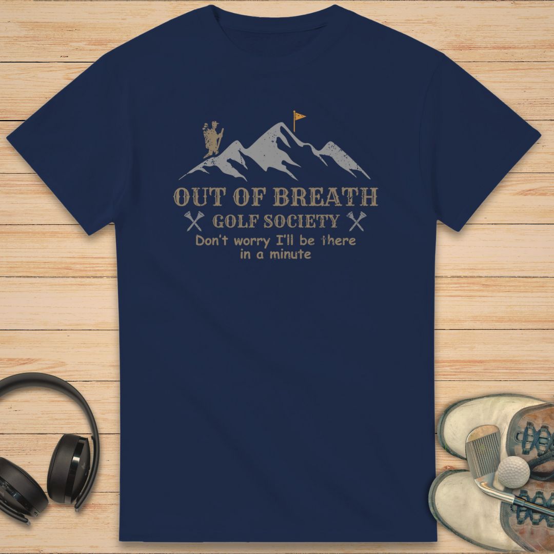 Out Of Breath T-Shirt Navy