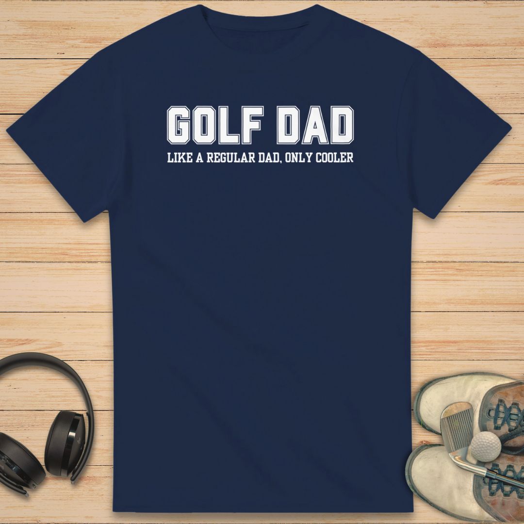 Golf Dad Cooler T-Shirt Navy