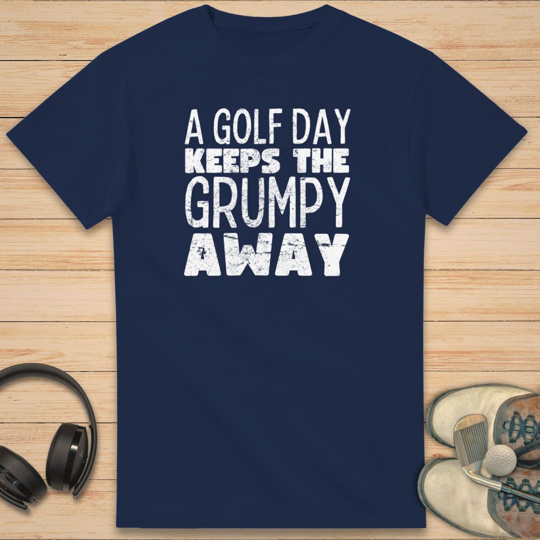 A Golf Day T-Shirt Navy