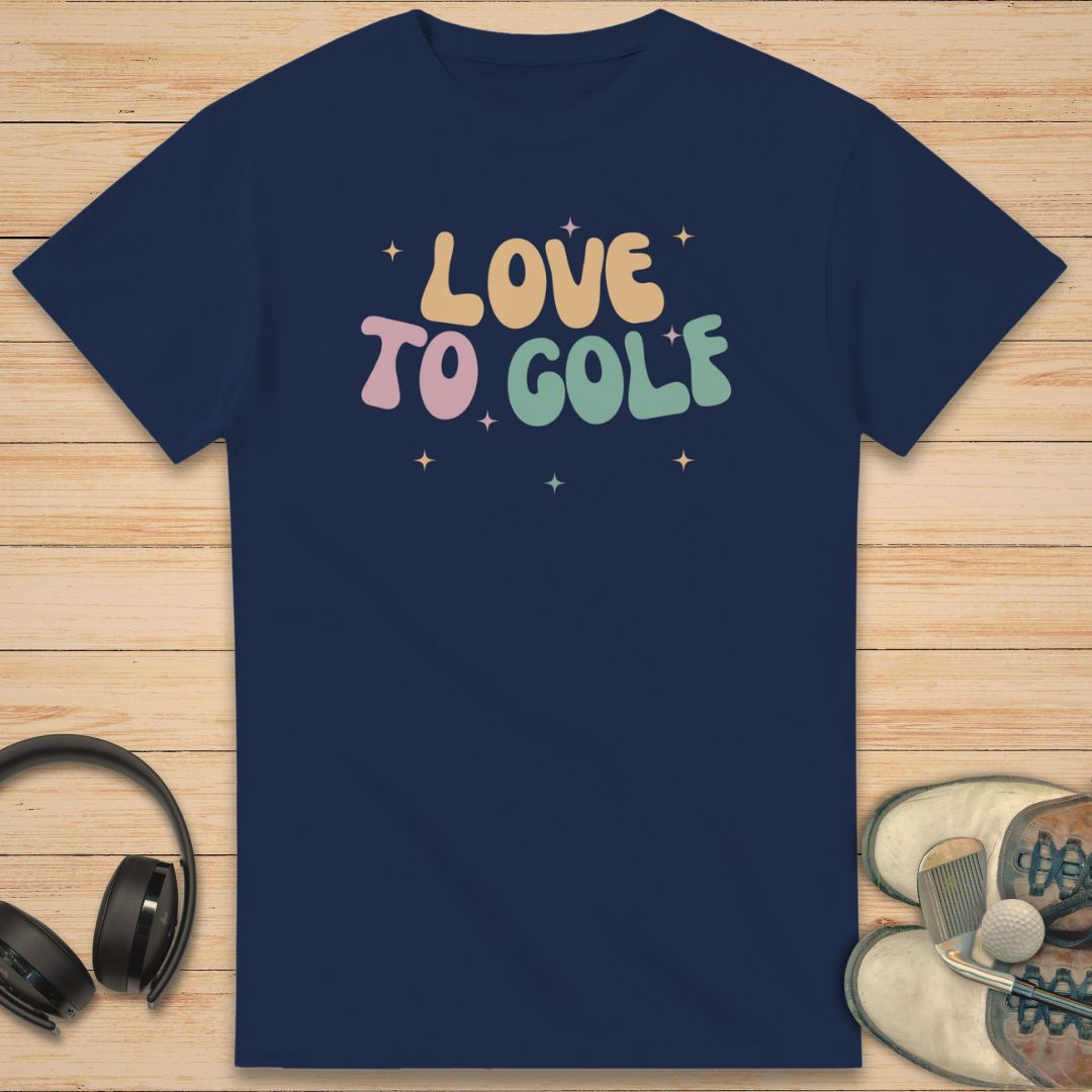 Love to Golf T-Shirt Navy