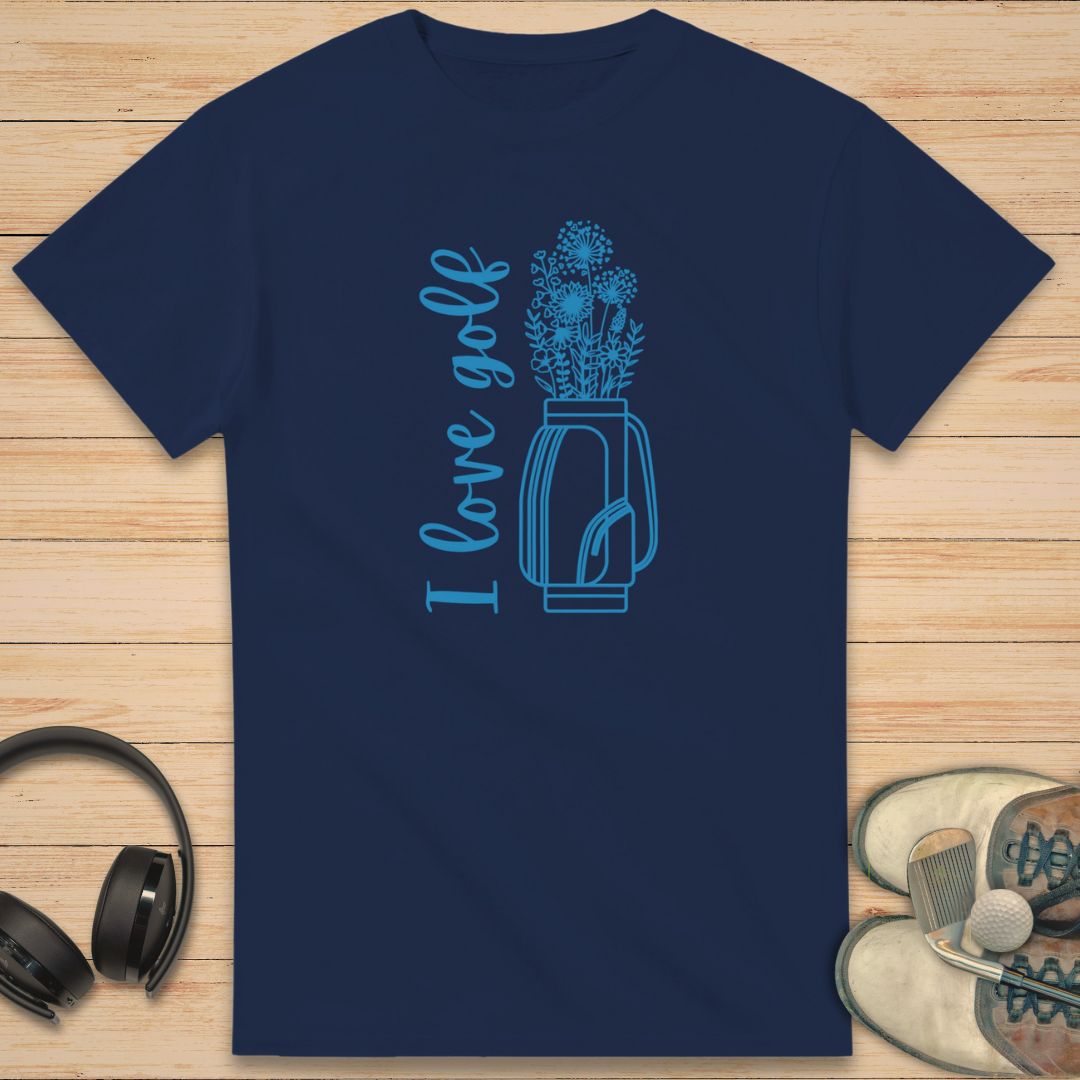 Love Golf T-Shirt Navy