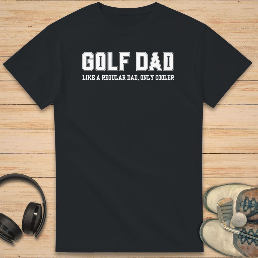 Golf Dad Cooler T-Shirt Black