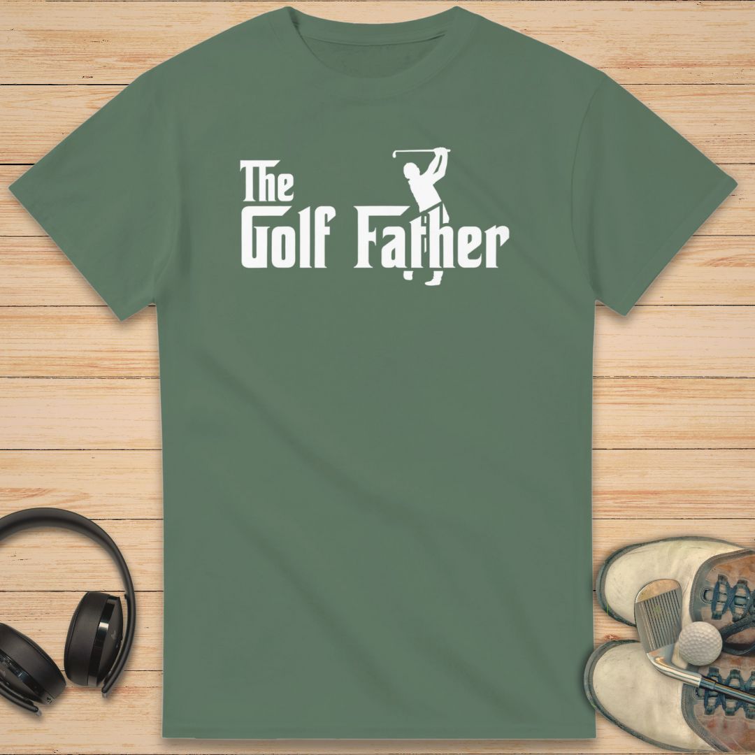Golf Father T-Shirt Military Green