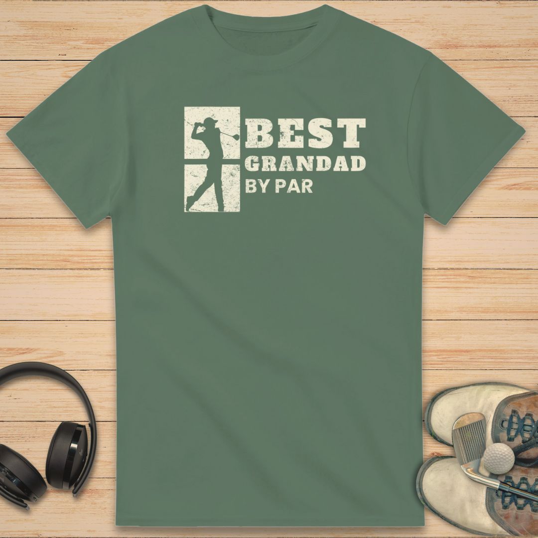 Best Grandad T-Shirt Military Green