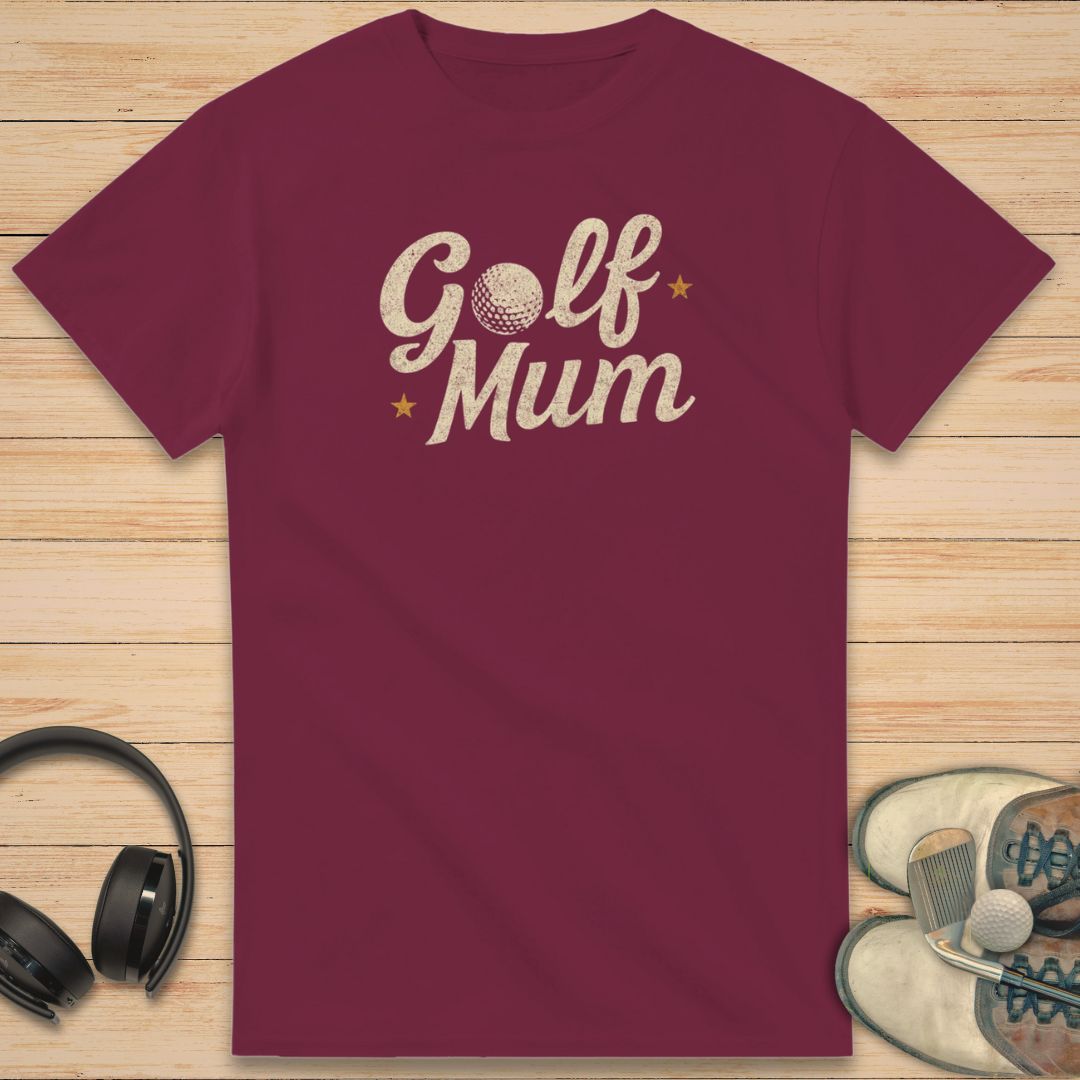 Golf Mum Star T-Shirt