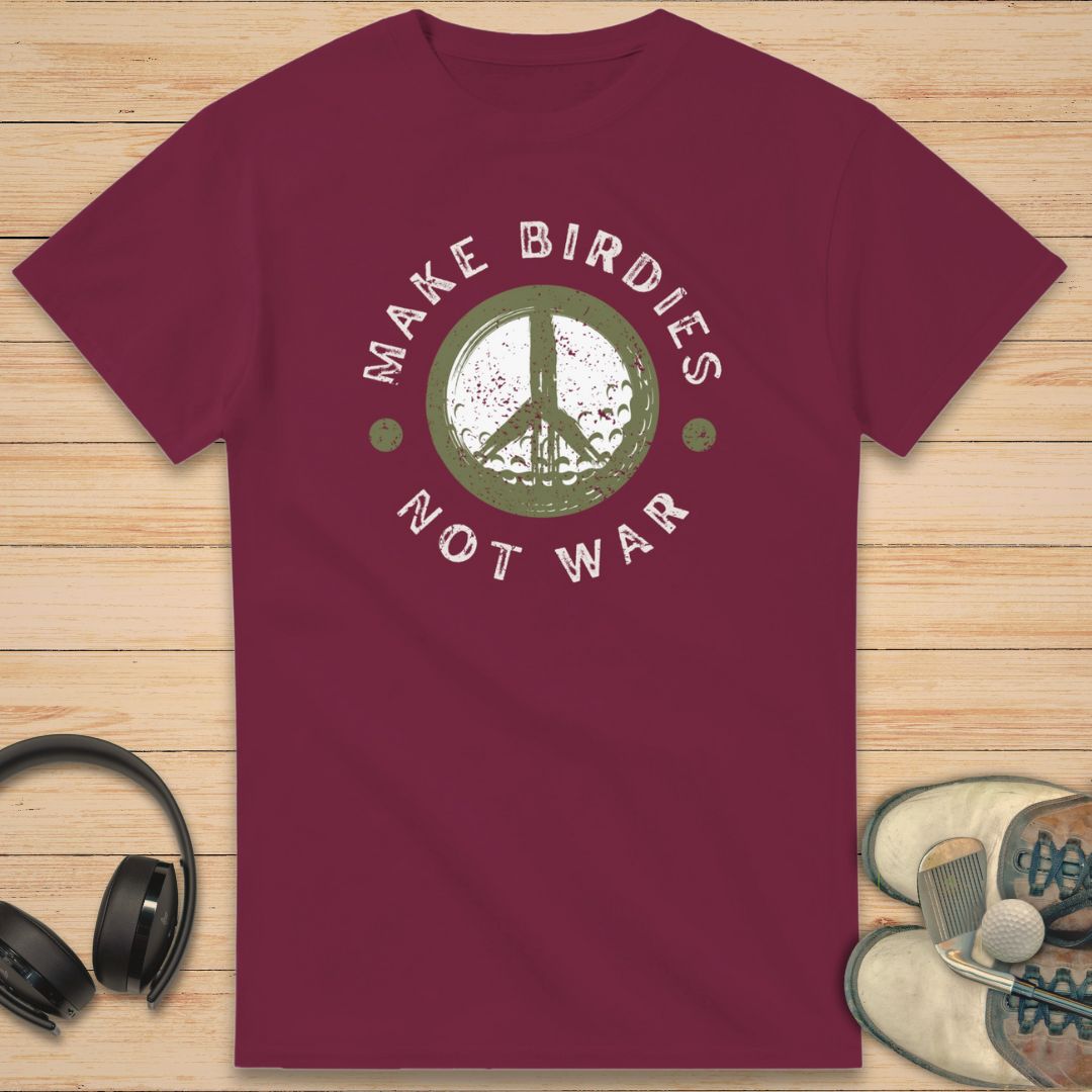 Make Birdies T-Shirt Maroon