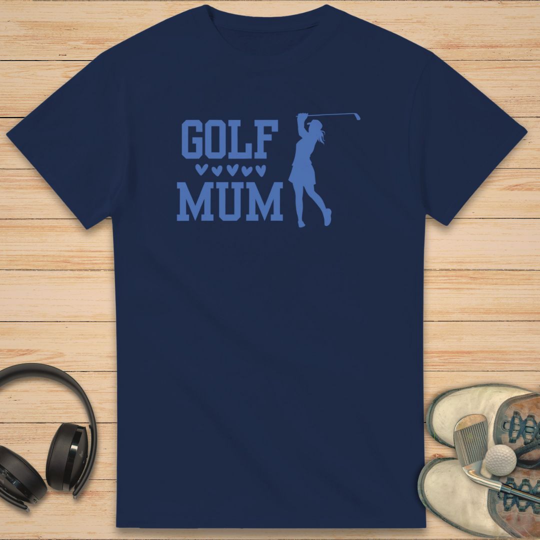Golf Mum T-Shirt Navy