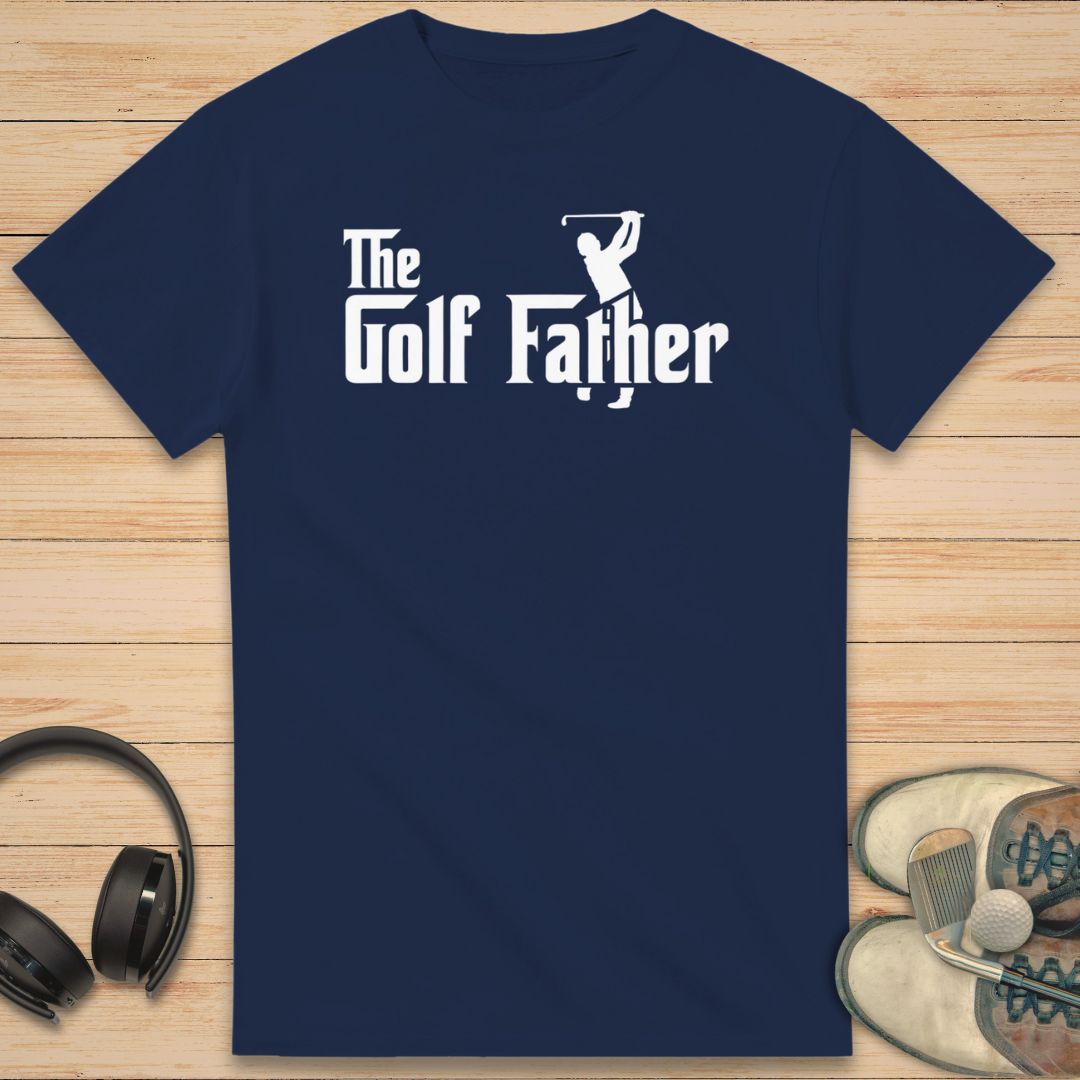Golf Father T-Shirt Navy