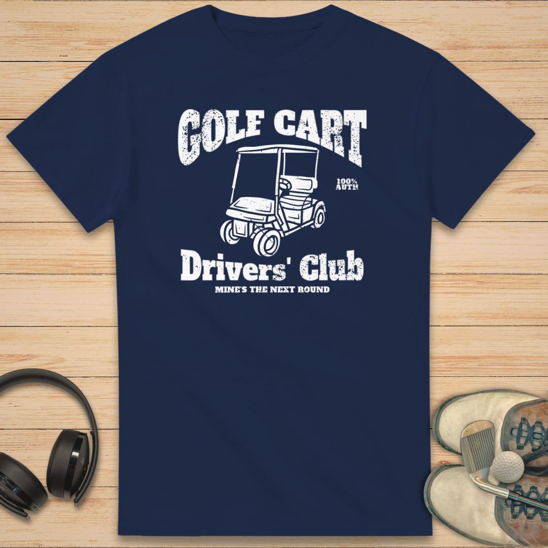 Golf Cart T-Shirt Navy