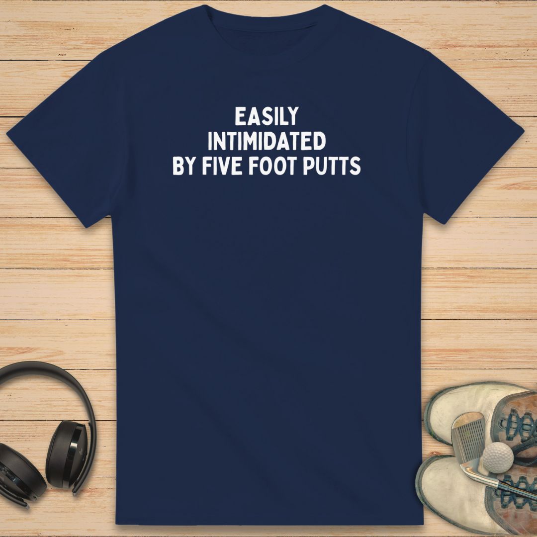 Five Foot Putts T-Shirt Navy