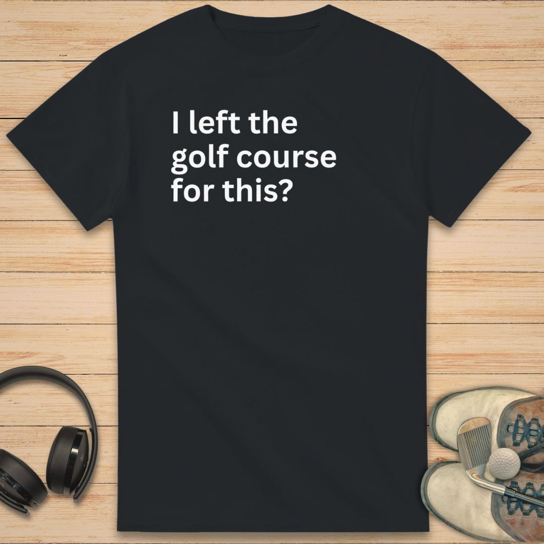 I Left T-Shirt Black