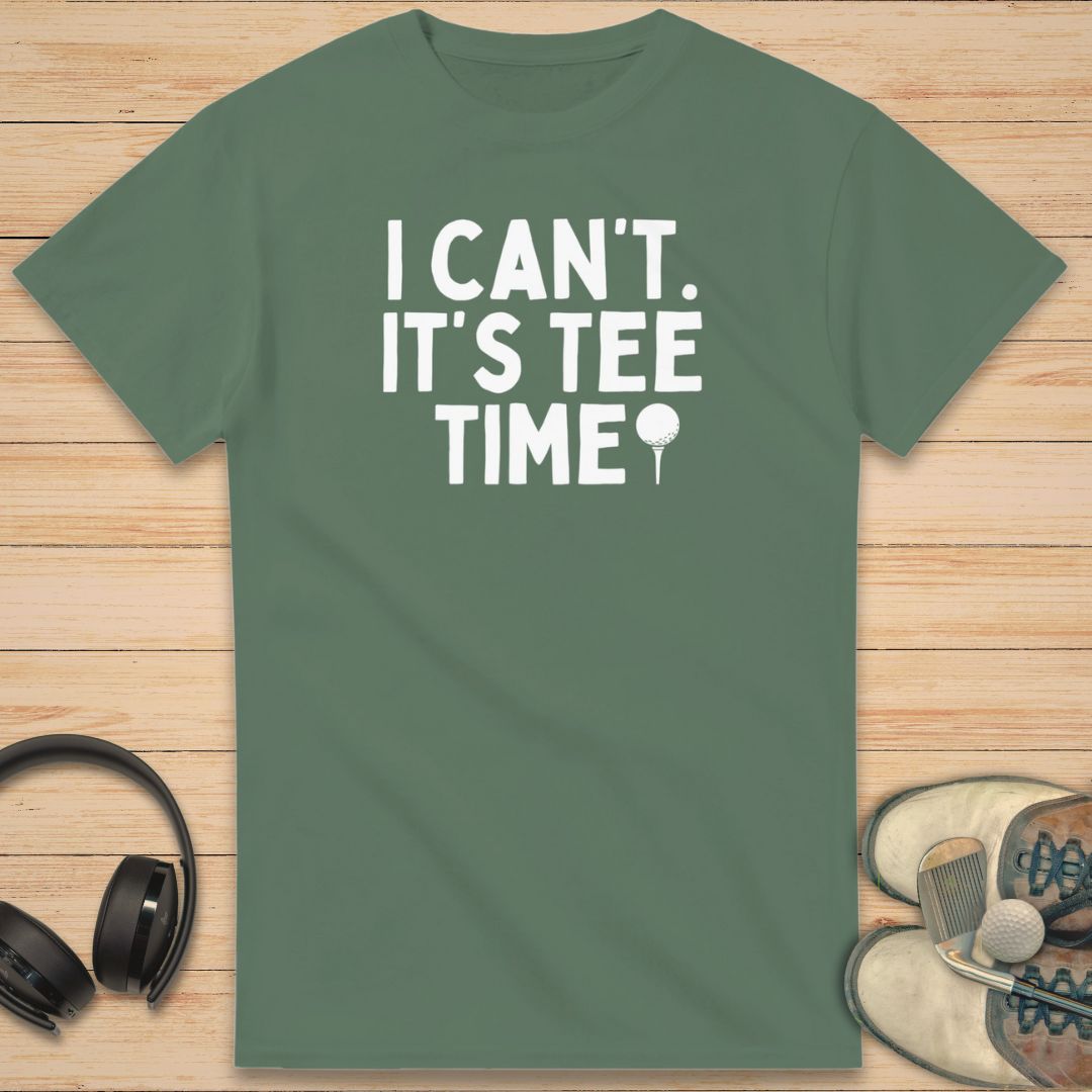 It's Tee Time T-Shirt Military Green