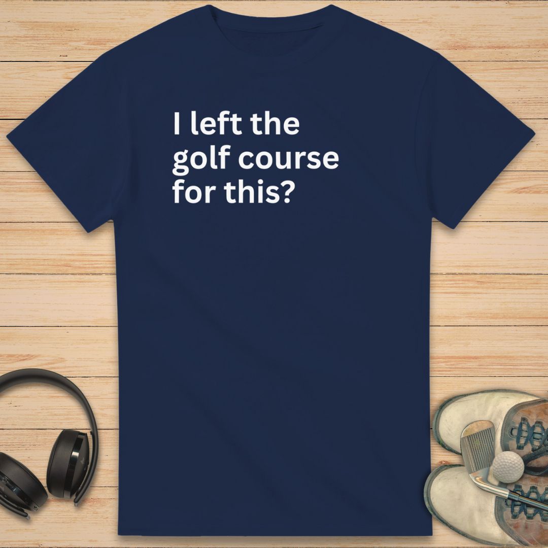 I Left T-Shirt Navy