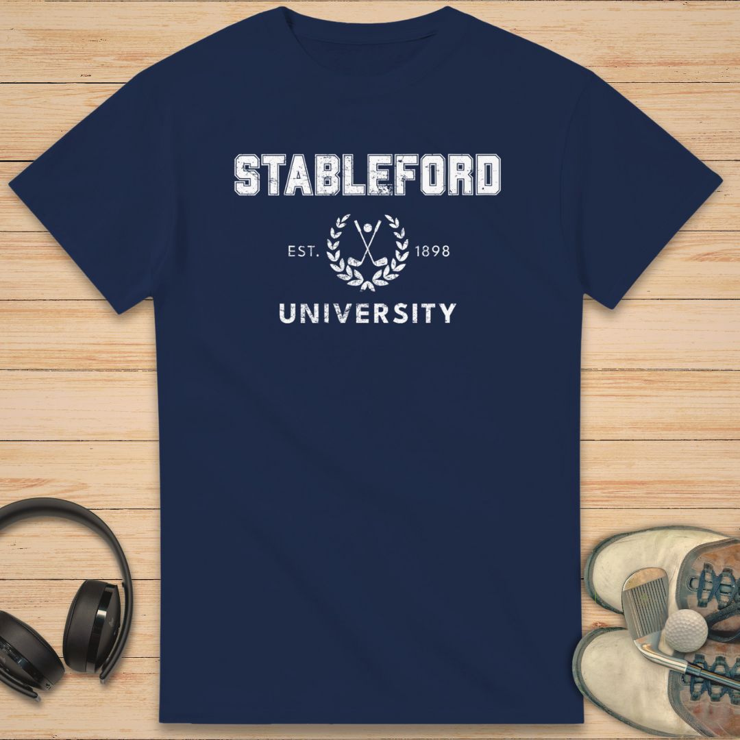 Stableford University T-Shirt Navy