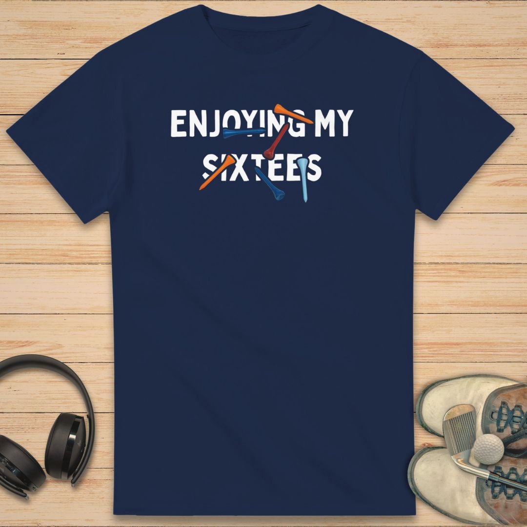 Enjoying My Sixtees T-Shirt Navy