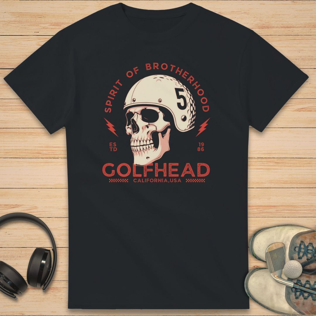 Golfhead T-Shirt Black