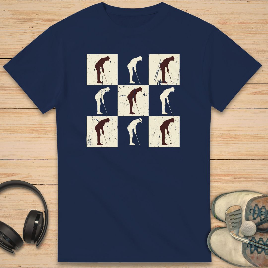 Putt 3x3 T-Shirt Navy
