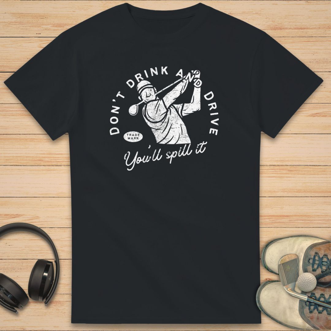 Drink Drive T-Shirt Black