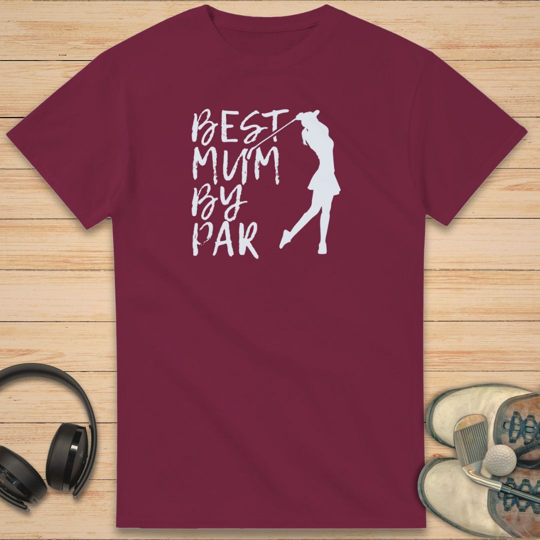 Best Mum T-Shirt Maroon
