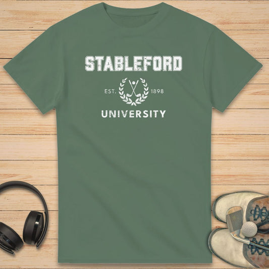 Stableford University T-Shirt Military Green