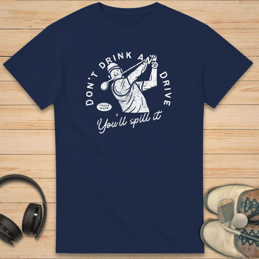 Drink Drive T-Shirt Navy