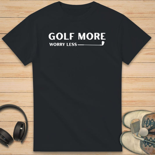 Golf More T-Shirt Black