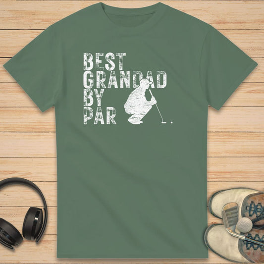 Best Grandad by Par T-Shirt Military Green