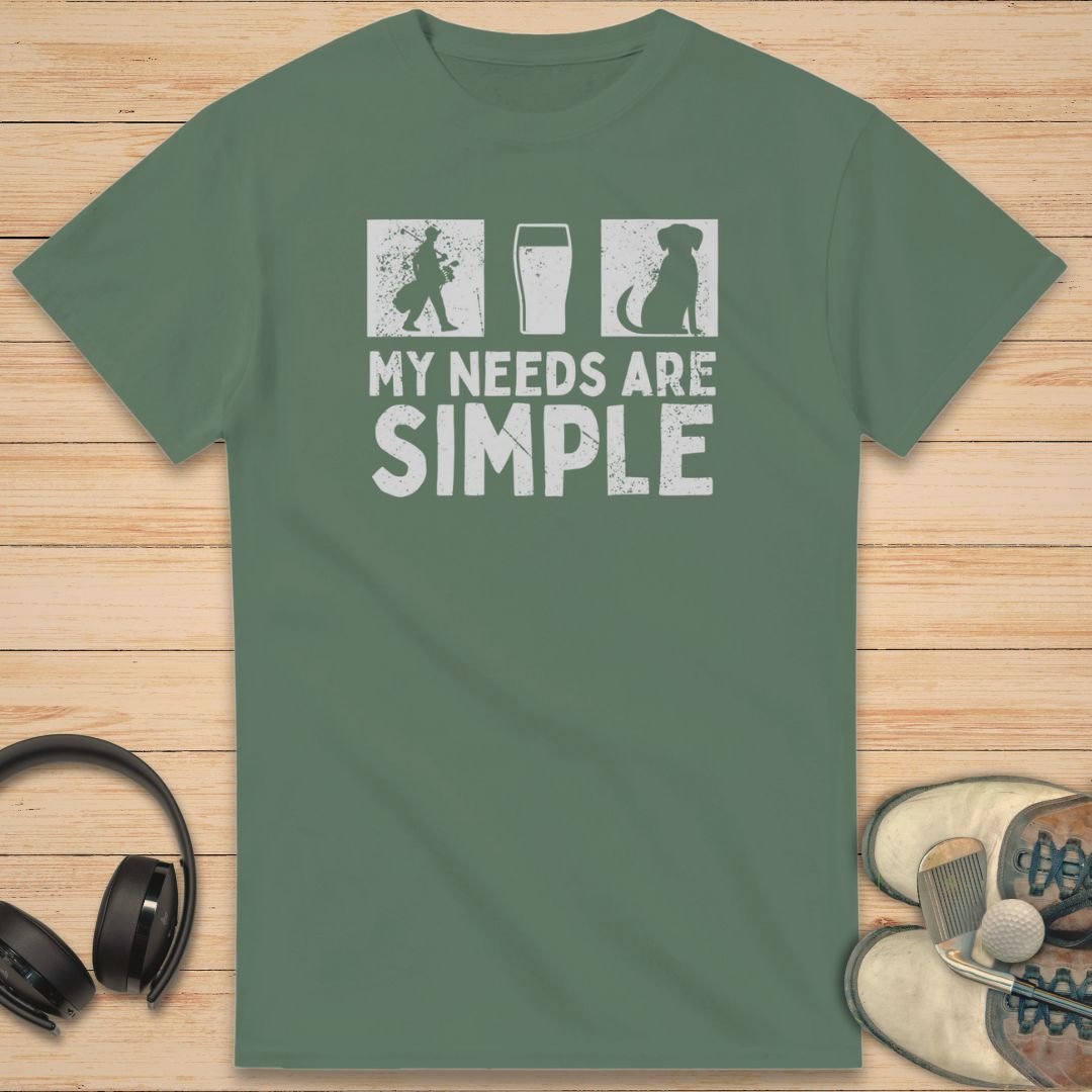Simple T-Shirt Military Green