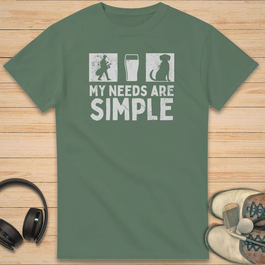 Simple T-Shirt Military Green