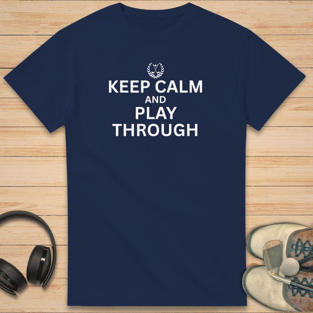 Keep Calm T-Shirt Navy