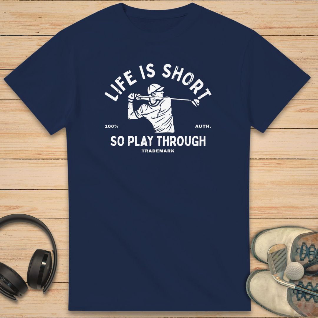 Play Through T-Shirt Navy