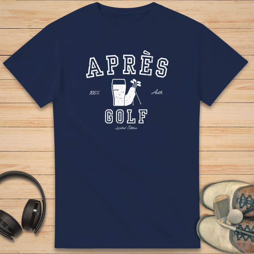 Après Golf T-Shirt Navy