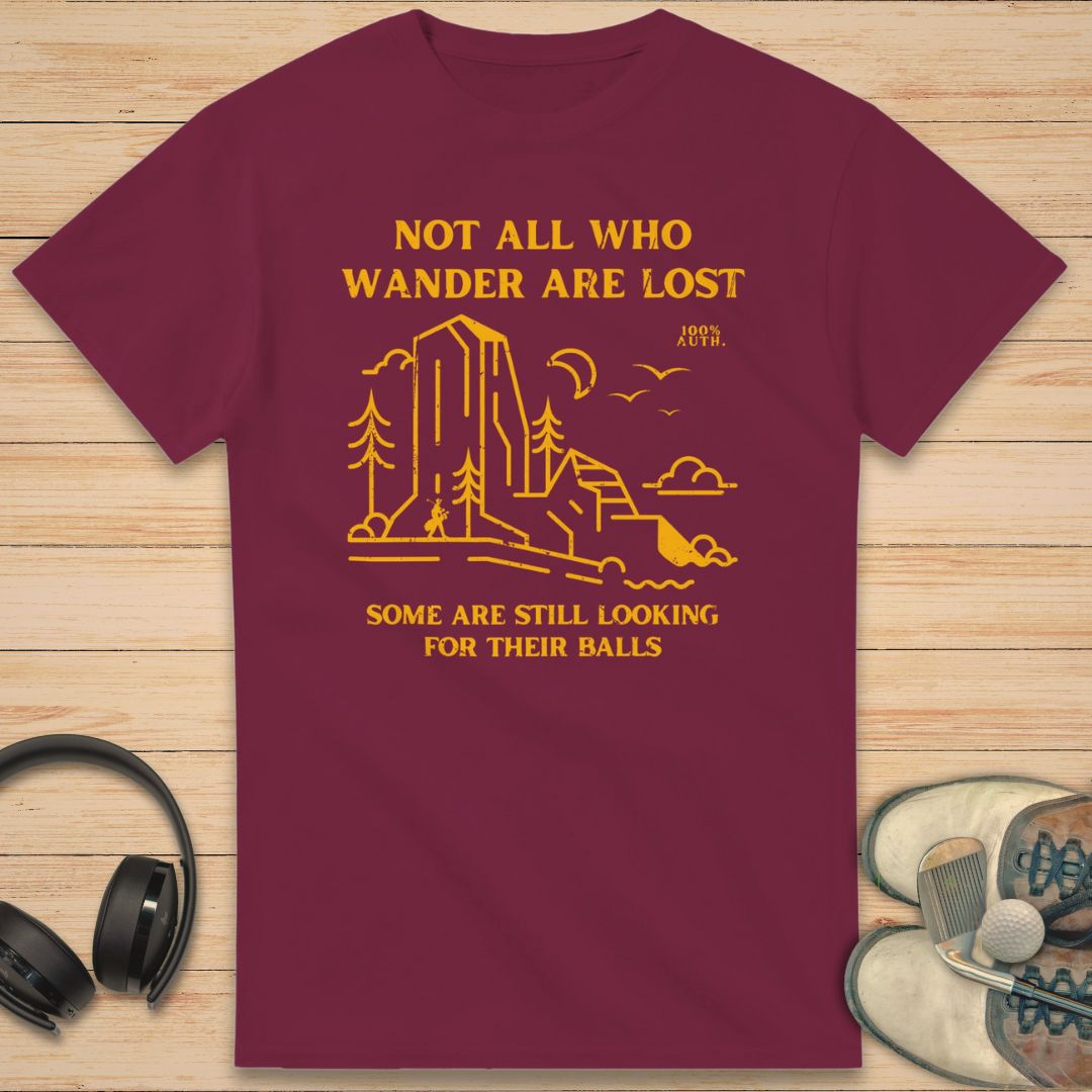 Wander Lost T-shirt Maroon