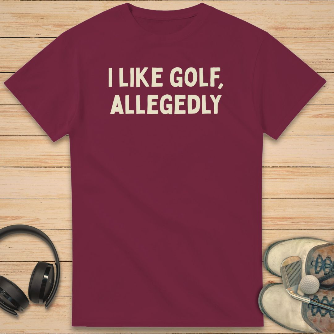 Allegedly T-Shirt Maroon