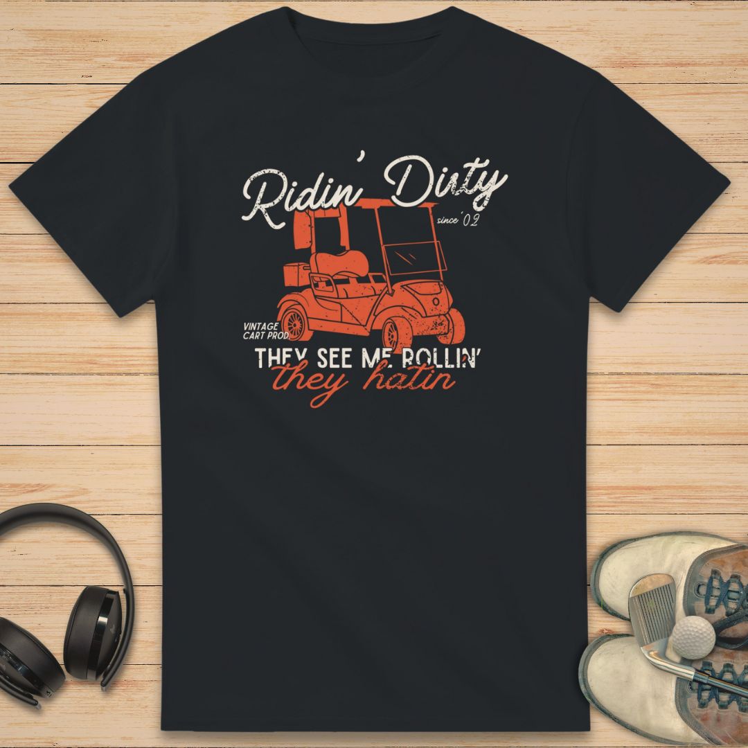 Rollin They Hatin T-Shirt Black