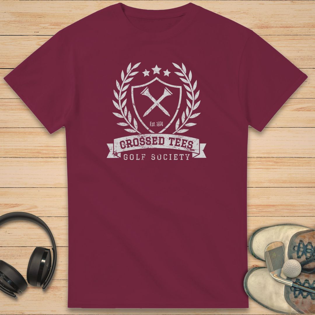 Crossed Tees T-Shirt Maroon