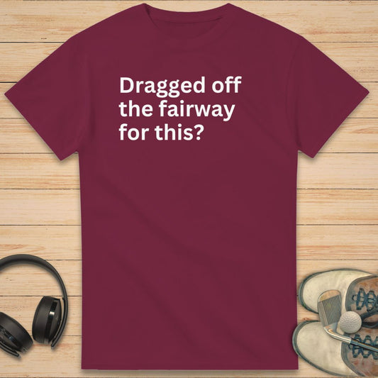 Dragged Off T-Shirt Maroon