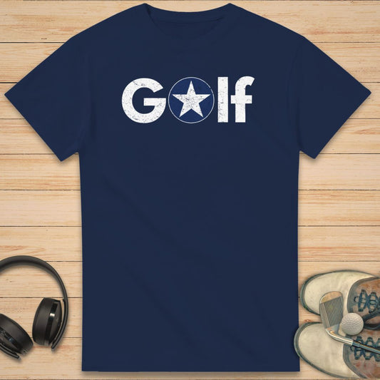 Golf Star T-Shirt Navy