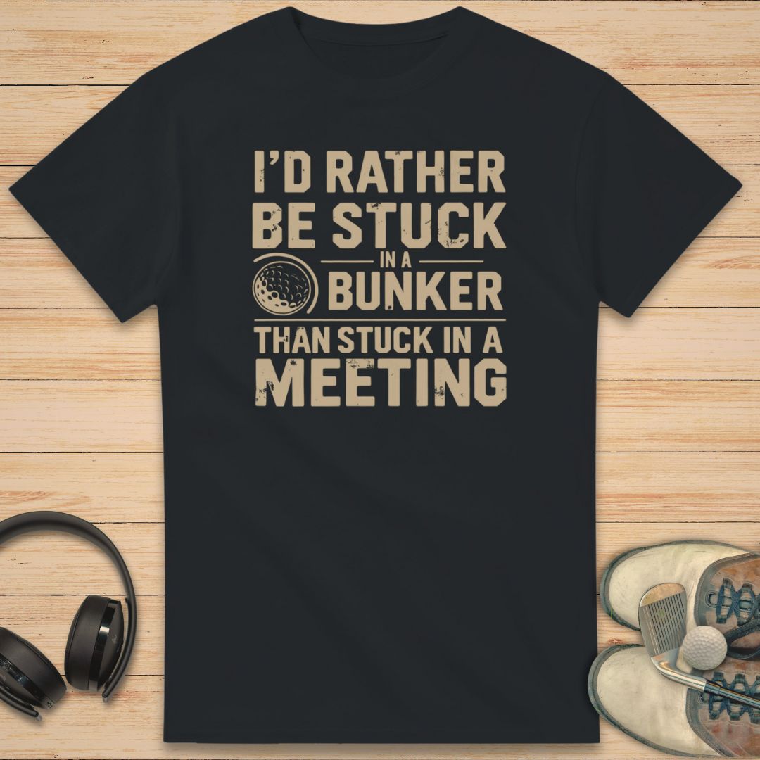 Stuck In Bunker T-Shirt Black