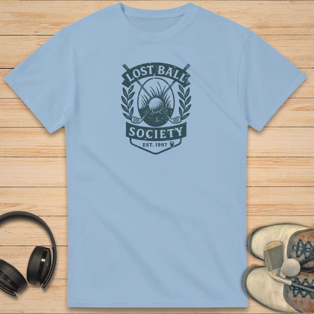Lost Ball Society T-Shirt Light Blue